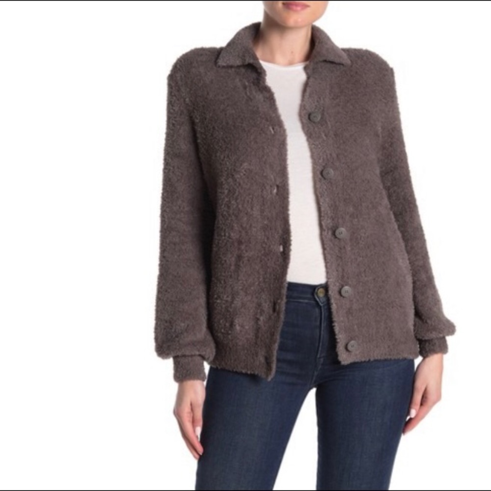 Susanna Oversized Teddy Sweater Cardigan XS